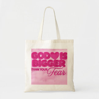 Bolso De Tela Lo bueno es más grande que tu miedo (bolsa tote)