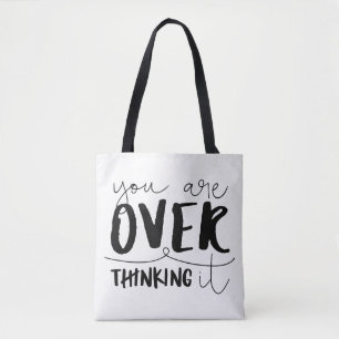 Bolso De Tela Lo Estás Pensando Demasiado