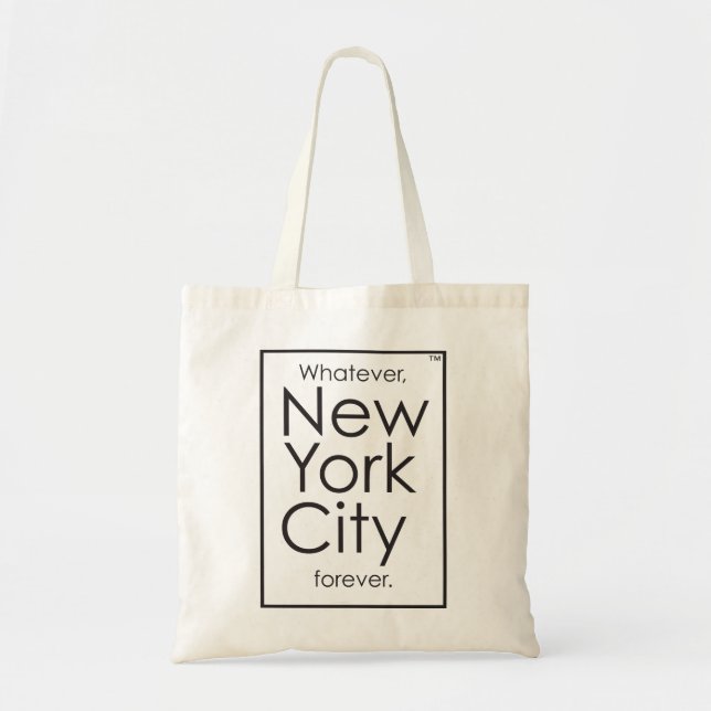 Bolso De Tela Lo que, New York City para siempre (Frente)