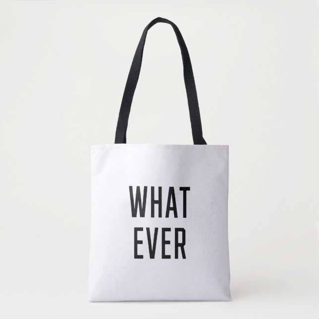 Bolso De Tela Lo que sea (Anverso)
