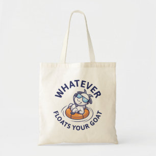 Bolso De Tela Lo que sea que flote tu cabra