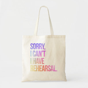 Bolso De Tela Lo siento, no puedo tener un ensayo de actor de en