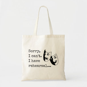 Bolso De Tela "Lo siento, no puedo. Tengo un ensayo..." Espian