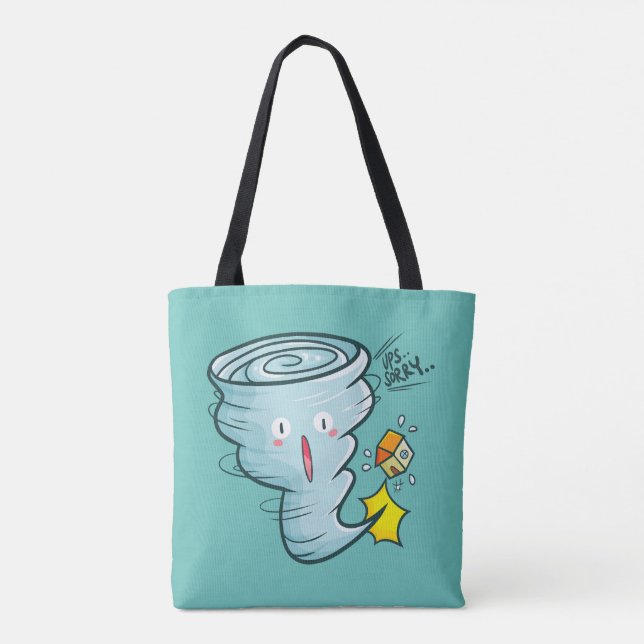 Bolso De Tela Lo siento Tornado (Reverso)