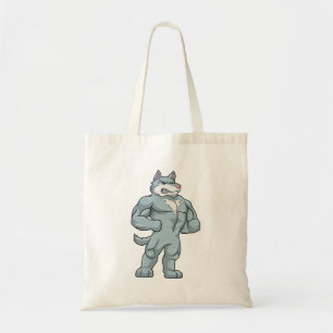 Bolso De Tela Lobo como el caso de Bodybuilder