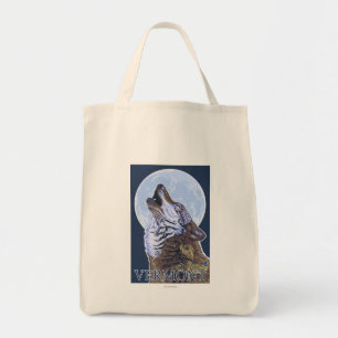 Bolso De Tela Lobo de VermontHowling