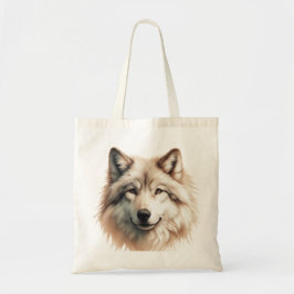 Bolso De Tela Lobo Místico