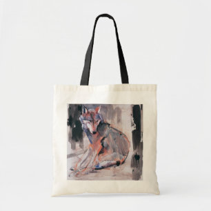 Bolso De Tela Lobo que se sienta 2000