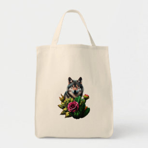 Bolso De Tela Lobo tres:
