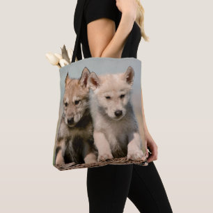 Bolso De Tela Lobos del bebé