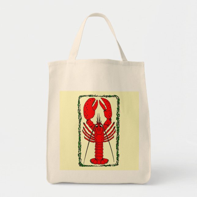 Bolso De Tela Lobster (Frente)