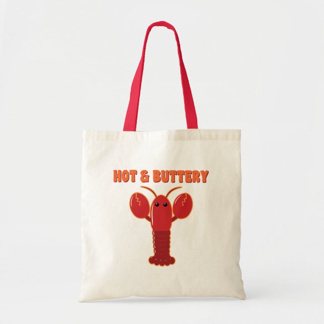 Bolso De Tela Lobster caliente y caracter (Frente)