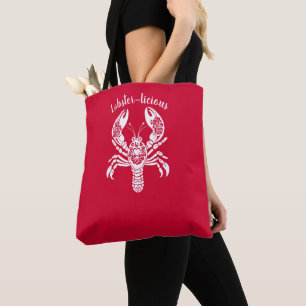 Bolso De Tela Lobster-Fisherman Core-Hawaiian-Cherry Red