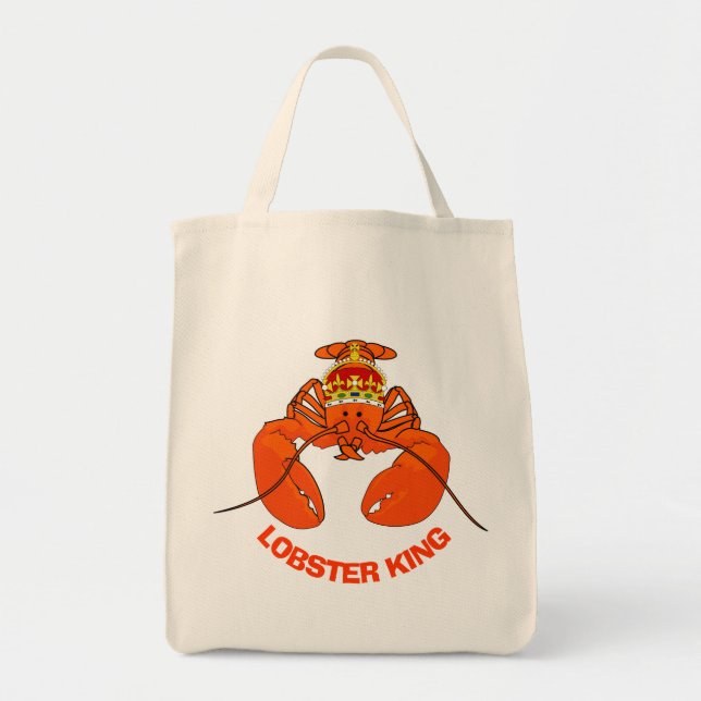 Bolso De Tela Lobster King (Frente)