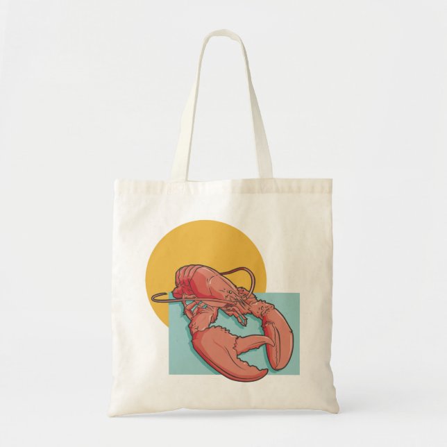 Bolso De Tela Lobster Sunrise (Frente)