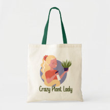 Loca planta Lady Tote Bag