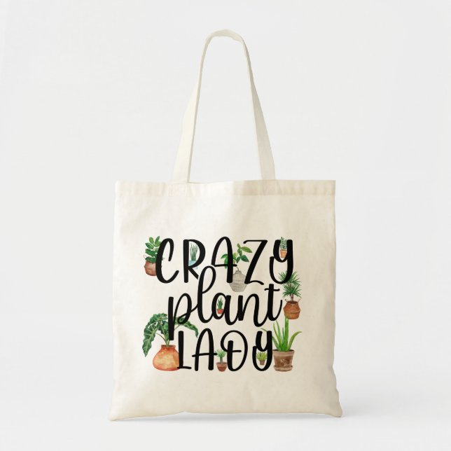 Bolso De Tela Loca planta Lady Tote Bag (Frente)