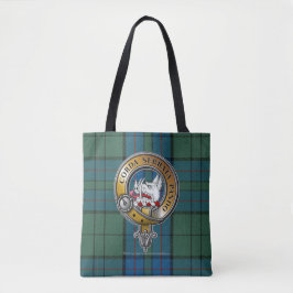 Bolso De Tela Lockhart Tartan & Badge