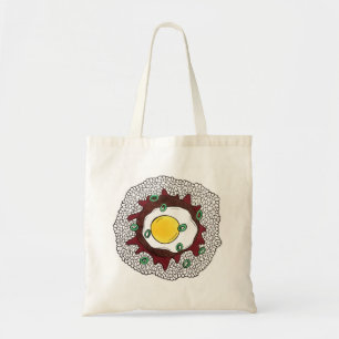 Bolso De Tela Loco Moco Cocina hawaiana Alimentos Rice Hamburger