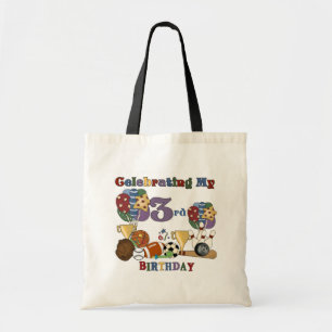 Bolso De Tela Loco para los deportes Tercer cumpleaños camisetas