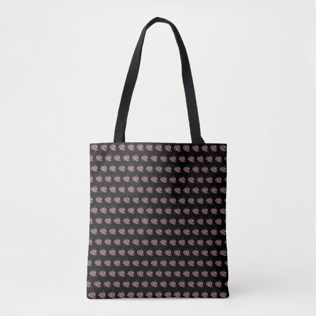 Bolso De Tela Loco planeamiento de ojos cruzados (Anverso)