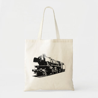 Bolso De Tela Locomotora de vapor - Contraste alto