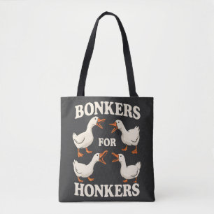 Bolso De Tela Locos por los gansos Diseño de ganso Gif de aman