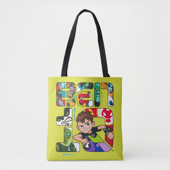 Bolso De Tela Logo de Ben 10 Alien (Anverso)