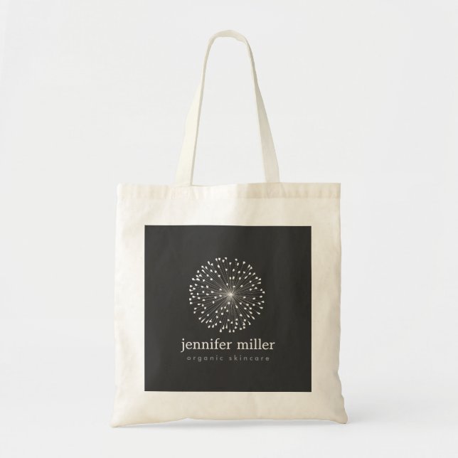 Bolso De Tela LOGO DE DANDELION STARBURST en Personalizable BLAN (Frente)