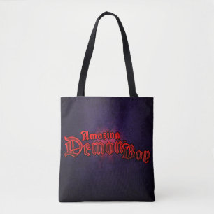 Bolso De Tela Logo de Demon Boy asombroso