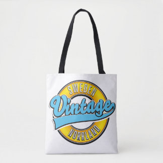 Bolso De Tela Logo de estilo vintage de Norrland Suecia