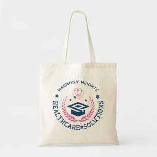 Bolso De Tela Logo de Harmony Heights Healthcare Solutions Compa