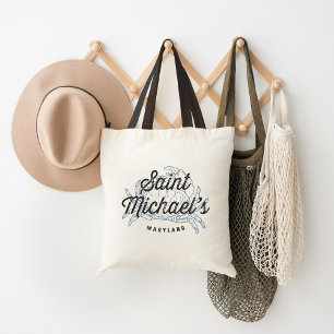 Bolso De Tela Logo de la cosecha de St. Michael Maryland