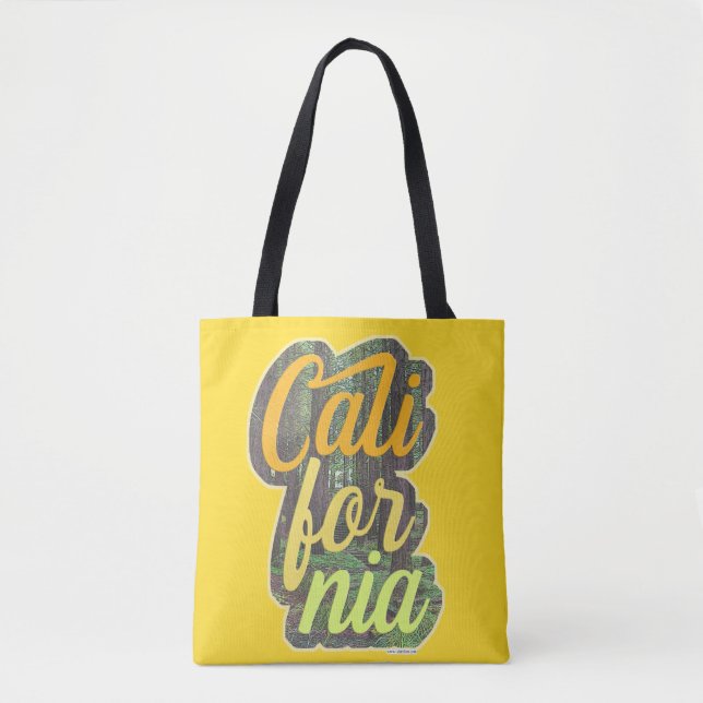 Bolso De Tela Logo de la diversión de los turistas de California (Anverso)