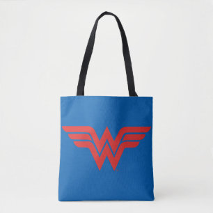 Bolso De Tela Logo de la Mujer Maravilla Roja