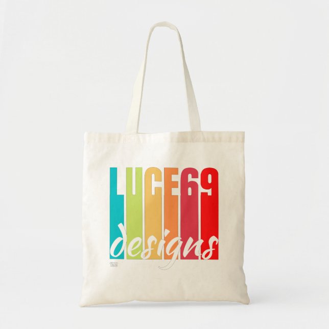 Bolso De Tela Logo de "LUCE69 DESIGNS" (Frente)