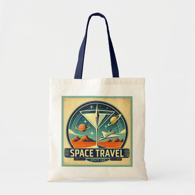 Bolso De Tela Logo de Martini Space Travel 1957 (Frente)
