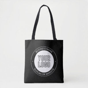 Bolso De Tela Logo de negocios o plantilla de diseño y texto edi