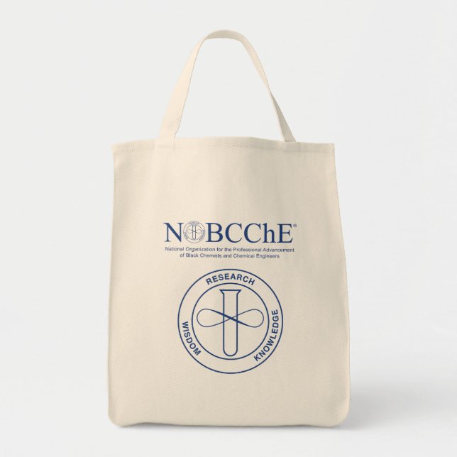Bolso De Tela Logo de NOBCChE Blue (Frente)