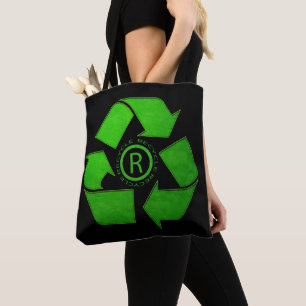 Bolso De Tela Logo de reciclaje de Shirley Taylor