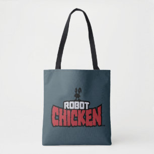 Bolso De Tela Logo de Robot Chicken