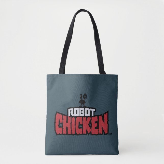 Bolso De Tela Logo de Robot Chicken (Anverso)