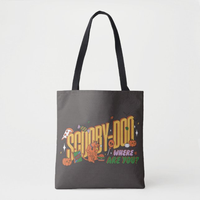 Bolso De Tela Logo de Snack de Halloween de Scooby-Doo (Anverso)