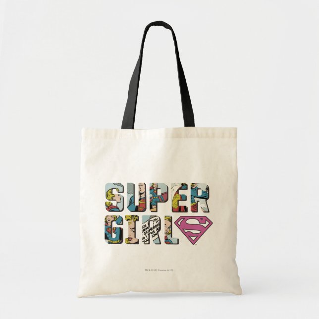 Bolso De Tela Logo de Supergirl Comic (Frente)