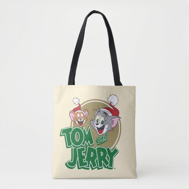 Bolso De Tela Logo de Tom y Jerry Holiday (Anverso)