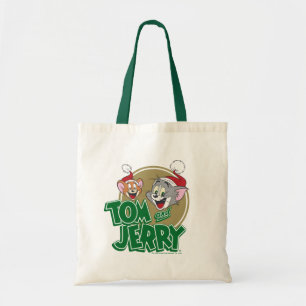 Bolso De Tela Logo de Tom y Jerry Holiday