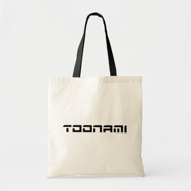 Bolso De Tela Logo de Toonami Futurista Font (Frente)