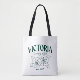 Bolso De Tela Logo de VCC de Haley - Green
