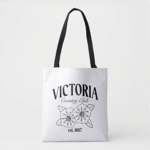 Bolso De Tela Logo de VCC de Haley - Negro