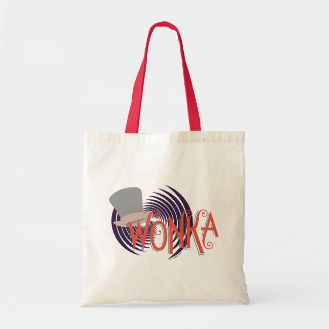 Bolso De Tela Logo de Wonka Spiral (Frente)